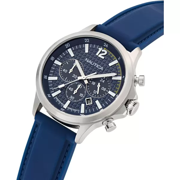 imageNautica NCT Blue Ocean Silicone Strap Watch