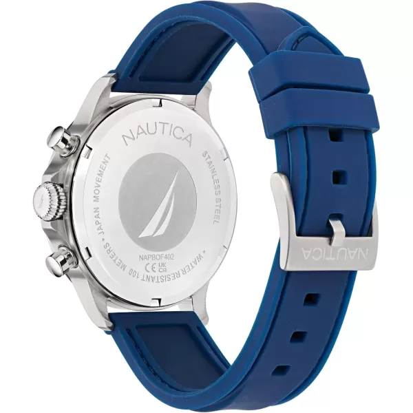 imageNautica NCT Blue Ocean Silicone Strap Watch