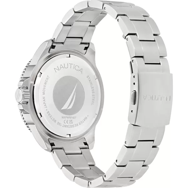 imageNautica NCT Windrose Stainless Steel Bracelet Watch