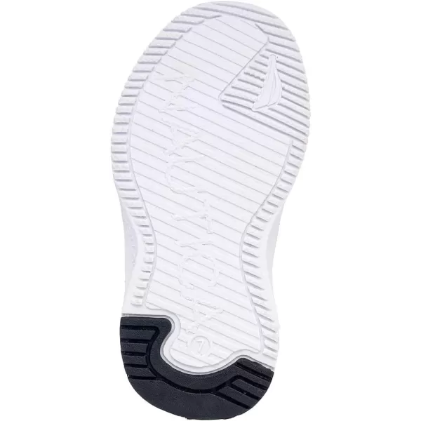 imageNautica Kids Athletic SlipOn Sneakers  Comfortable Bungee Running Shoes for Boys and Girls  Stylish and Supportive Footwear for Active Kids Big KidLittle KidToddlerNavy Grey