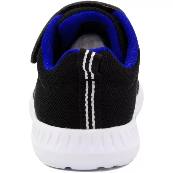 imageNautica Kids Fashion Sneaker Athletic Running Shoe with One Strap Boys  GirlsToddlerLittle KidBlack Blue