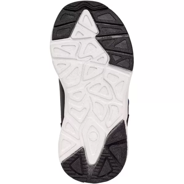 imageNautica Kids Fashion Sneaker Athletic Running Shoe with One Strap Boys  GirlsToddlerLittle KidBlack Grey Cobaltlake Sky