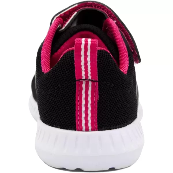 imageNautica Kids Fashion Sneaker Athletic Running Shoe with One Strap Boys  GirlsToddlerLittle KidBlackPink