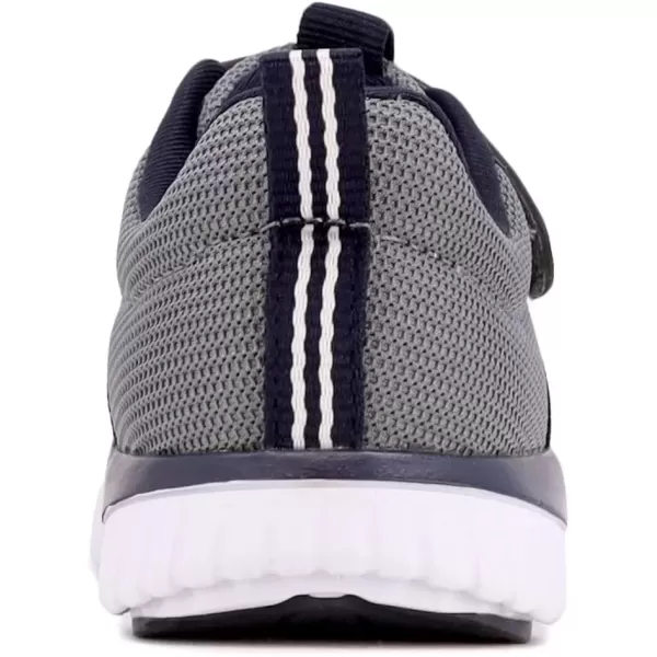 imageNautica Kids Fashion Sneaker Athletic Running Shoe with One Strap Boys  GirlsToddlerLittle KidDaretowngrey Navy