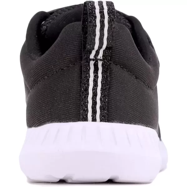 imageNautica Kids Fashion Sneaker Athletic Running Shoe with One Strap Boys  GirlsToddlerLittle KidMatteblack