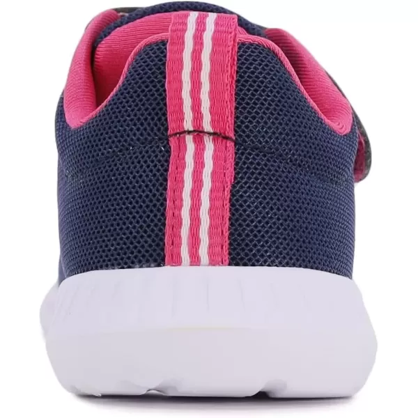 imageNautica Kids Fashion Sneaker Athletic Running Shoe with One Strap Boys  GirlsToddlerLittle KidNavy Pink