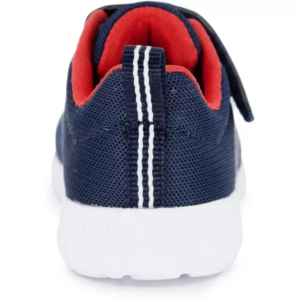 imageNautica Kids Fashion Sneaker Athletic Running Shoe with One Strap Boys  GirlsToddlerLittle KidNavy White