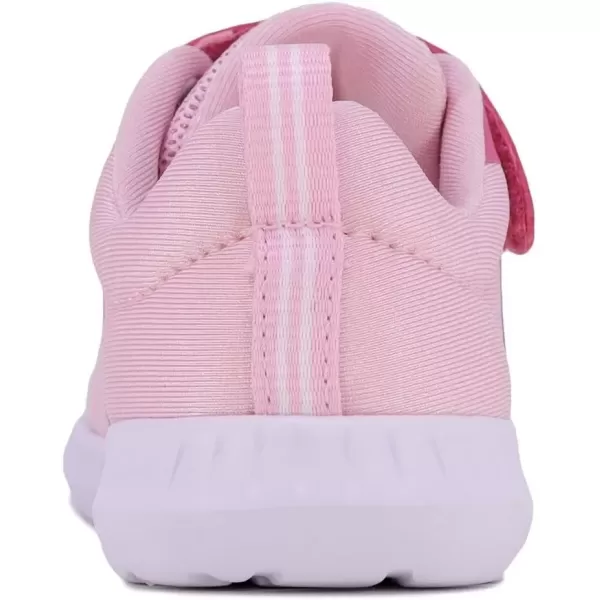 imageNautica Kids Fashion Sneaker Athletic Running Shoe with One Strap Boys  GirlsToddlerLittle KidPink Glitter Mesh