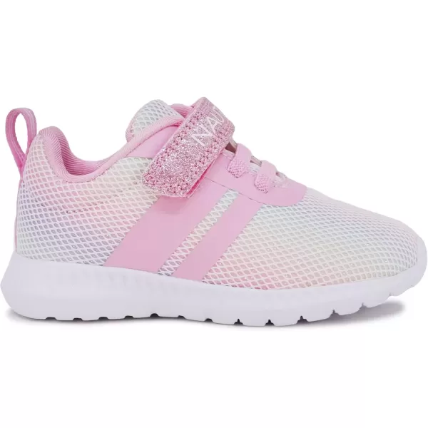 imageNautica Kids Fashion Sneaker Athletic Running Shoe with One Strap Boys  GirlsToddlerLittle KidRainbow Sparkle