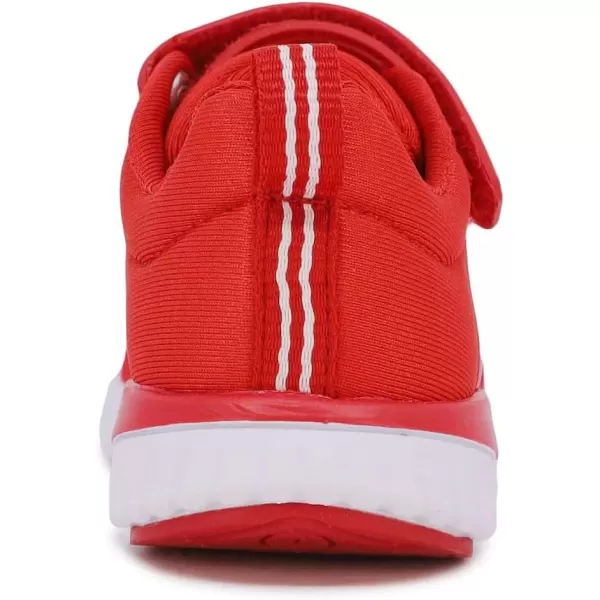 imageNautica Kids Fashion Sneaker Athletic Running Shoe with One Strap Boys  GirlsToddlerLittle KidRed Mesh Neo