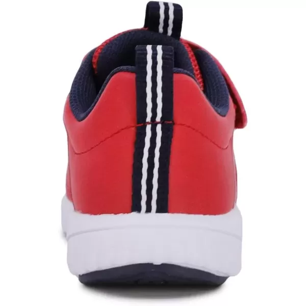 imageNautica Kids Fashion Sneaker Athletic Running Shoe with One Strap Boys  GirlsToddlerLittle KidRed Tonal