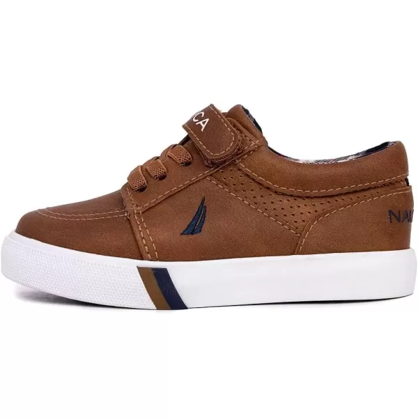 imageNautica Kids Fashion Sneaker Athletic Running Shoe with One Strap Boys  GirlsToddlerLittle KidTanberrian