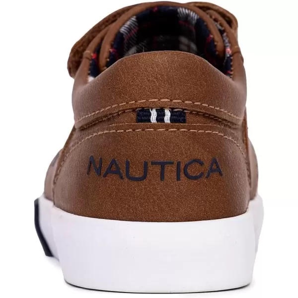 imageNautica Kids Fashion Sneaker Athletic Running Shoe with One Strap Boys  GirlsToddlerLittle KidTanberrian