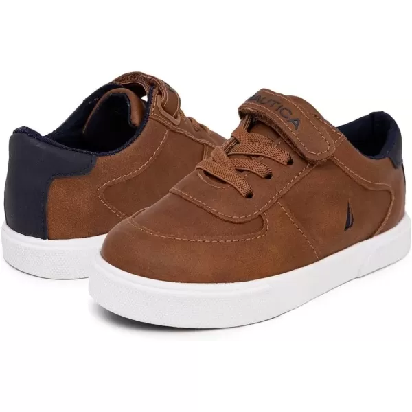 imageNautica Kids Fashion Sneaker Athletic Running Shoe with One Strap Boys  GirlsToddlerLittle KidTanstevens