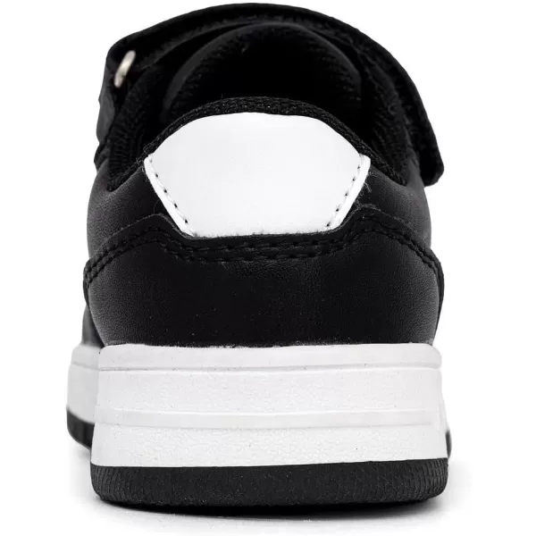 imageNautica Kids Fashion Sneaker Athletic Running Shoe with One Strap Boys  GirlsToddlerLittle KidWhite Blackseaspray