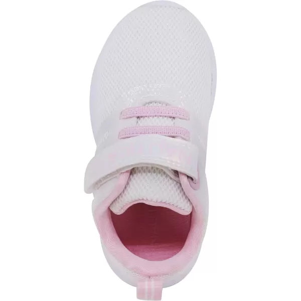 imageNautica Kids Fashion Sneaker Athletic Running Shoe with One Strap Boys  GirlsToddlerLittle KidWhite Iridescent