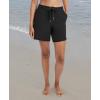 imageNautica Womens Board Quick Dry Bathing Suit Shorts with Pockets 7quot InseamSwimsuit Bottoms SXLBlack