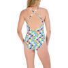 imageNautica Womens One Piece Bathing SuitQuick Dry Cross Back Tummy Control Monokini Swimsuit Removable Cups SXLLimeMulti