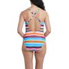 imageNautica Womens One Piece Bathing SuitQuick Dry Cross Back Tummy Control Monokini Swimsuit Removable Cups SXLPink Combo