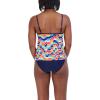 imageNautica Womens Standard Crossback High Neck Tankini Swimsuit Top with Double StrapsCurrent Multi