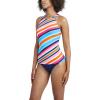 imageNautica Womens Standard Crossback High Neck Tankini Swimsuit Top with Double StrapsPink Combo