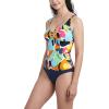 imageNautica Womens Standard Tankini Swimsuit Top with Adjustable StrapsLimeMulti