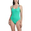 imageNautica Womens Standard One Piece SwimsuitGreen