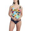 imageNautica Womens Standard Tankini Swimsuit Top with Adjustable StrapsLimeMulti