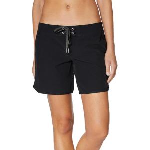 imageNautica Womens Standard Solid 45quot Core Stretch Quick Dry Board Short Swimsuit Bottom Adjustable Drawstring Waistband CordBlack