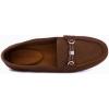 imageNautica Woman Flat Loafers Designer Vegan Leather Penny Shoes Slip On  Soft Durable and Flexible Luxury Resistant Feel Lightweight ampamp Comfortable Memory Foam Everyday MoccasinsDk Taupe  Kini