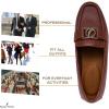 imageNautica Woman Flat Loafers Designer Vegan Leather Penny Shoes Slip On  Soft Durable and Flexible Luxury Resistant Feel Lightweight ampamp Comfortable Memory Foam Everyday MoccasinsTannelms