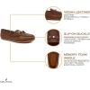 imageNautica Woman Flat Loafers Designer Vegan Leather Penny Shoes Slip On  Soft Durable and Flexible Luxury Resistant Feel Lightweight ampamp Comfortable Memory Foam Everyday MoccasinsDk Taupe  Kini