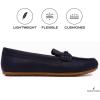 imageNautica Woman Flat Loafers Designer Vegan Leather Penny Shoes Slip On  Soft Durable and Flexible Luxury Resistant Feel Lightweight ampamp Comfortable Memory Foam Everyday MoccasinsNavykini