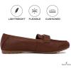 imageNautica Woman Flat Loafers Designer Vegan Leather Penny Shoes Slip On  Soft Durable and Flexible Luxury Resistant Feel Lightweight ampamp Comfortable Memory Foam Everyday MoccasinsTannelms