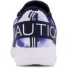 imageNautica Womens Fashion Sneaker LaceUp Jogger Running Shoe Casual Walking Tennis SneakerBlue Tie Dye