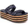 imageNautica Womens Platform Wedge Sandals Fashion Double Band Lightweight Cushioned Casual Slides  Lightweight ampamp ComfortableNavy