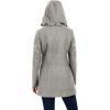 imageNautica Womens Double Breasted Peacoat with Removable HoodHeather Grey