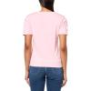 imageNautica Womens TShirt Cotton Crewneck with Laceup Sleeve DetailTaffy Pink