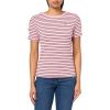 imageNautica Womens TShirt Cotton Crewneck with Laceup Sleeve DetailTaffy PinkBlack