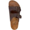 imageNautica Mens Sandals  Casual Slides with 2 Adjustable Buckle Straps and Cork Footbed for Ultimate Comfort and Style RegularWide Width Big SizeBrown Tumbledtriun
