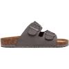imageNautica Mens Sandals  Casual Slides with 2 Adjustable Buckle Straps and Cork Footbed for Ultimate Comfort and Style RegularWide Width Big SizeGrey Monotriun