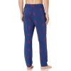 imageNautica Mens Soft Woven 100 Cotton Elastic Waistband Sleep Pajama PantBlue Lobster