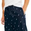 imageNautica Mens Soft Woven 100 Cotton Elastic Waistband Sleep Pajama PantMaritime Navy
