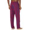 imageNautica Mens Soft Woven 100 Cotton Elastic Waistband Sleep Pajama PantNautica Red