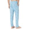 imageNautica Mens Soft Woven 100 Cotton Elastic Waistband Sleep Pajama PantPorthole Blue