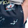 imageNautica Mens Soft Woven 100 Cotton Elastic Waistband Sleep Pajama PantSailboat Blue