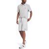 imageNautica Mens Competition Sustainably Crafted 9quot Fleece ShortGrey Heather