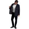 imageNautica Mens Peacoat Wool Blend Double Breasted Winter CoatCharcoal