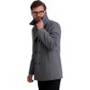 imageNautica Mens Peacoat Wool Blend Double Breasted Winter CoatLight Grey