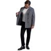 imageNautica Mens Peacoat Wool Blend Double Breasted Winter CoatLight Grey